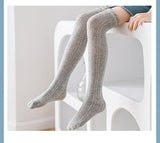 Breathable Cotton Knit Kids Over Knee Socks - Omega Lifestyles