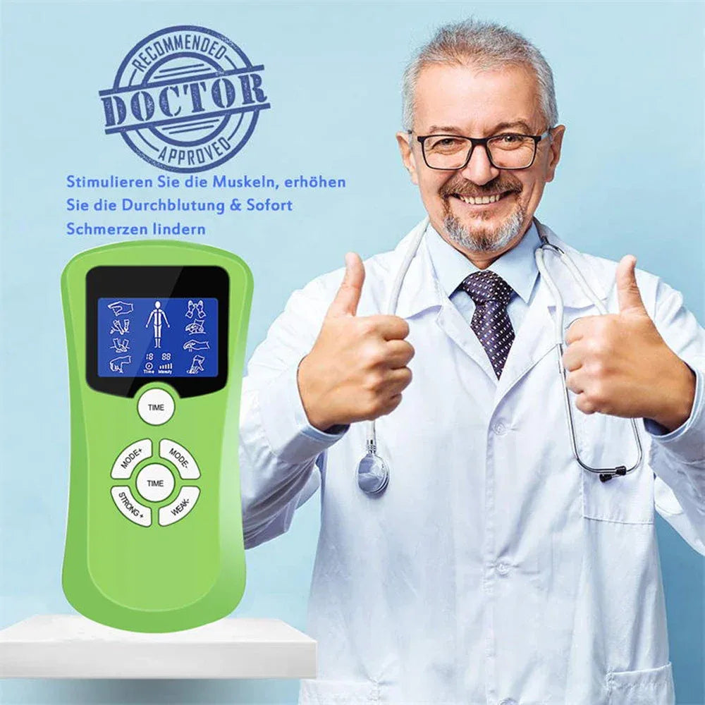 EMS Digital Therapy Muscle Stimulator With 8 Mode Acupuncture Massager - Omega Lifestyles