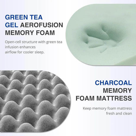 Soft 10-Inch Gel-Infused Memory Foam Mattress - Sleep Galleria