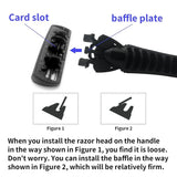 19-Piece Stainless Steel Razor Blade Refills For Men - Omega Lifestyles