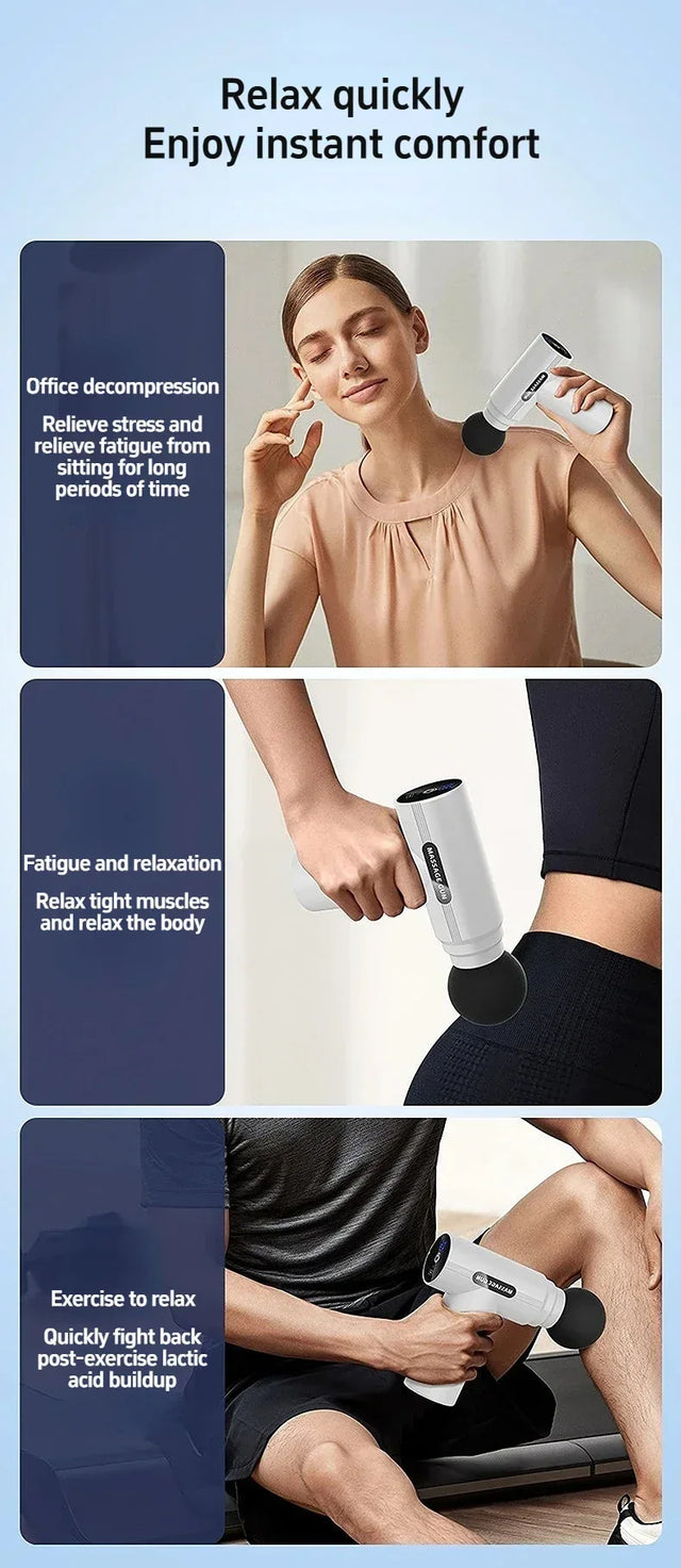 USB Mini Portable Muscle Relaxation Massage Gun - Omega Lifestyles
