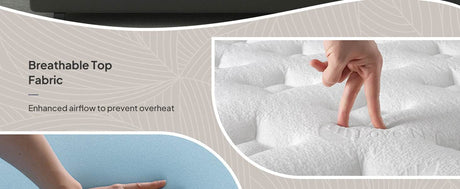 Medium Gel-Infused Hybrid Memory Foam Mattress - Sleep Galleria