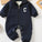 Baby Winter Thick Cotton Knit Zippered Romper - Omega Lifestyles