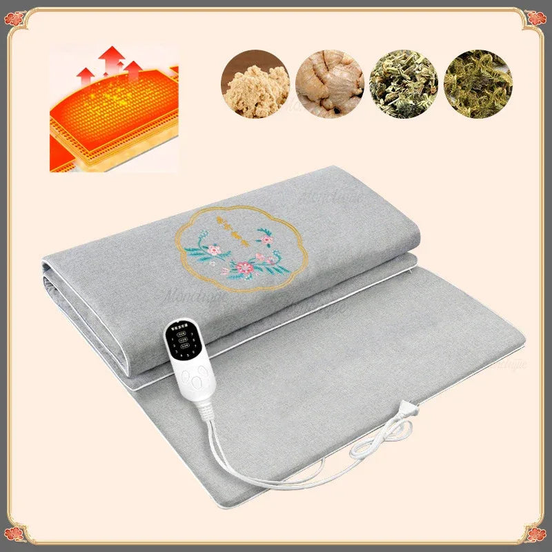 Electric Heating Moxibustion Therapy Massage Mat Pad - Omega Lifestyles