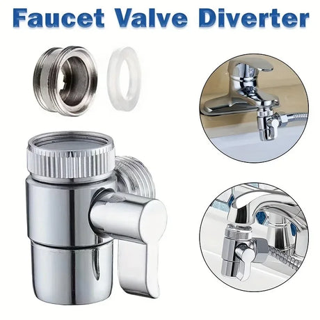 Universal Faucet Switch Adapter Kitchen Sink Diverter Valve - Omega Lifestyles