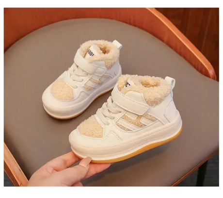 Winter Kids Plush Lined Anti-Slip Snow Boots - Omega Lifestyles