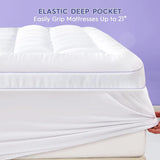 Extra Thick Cooling Soft Mattress Topper Queen - Omega Lifestyles