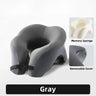 Memory Foam Travel Neck Pillow With Massage Support - Omega Lifestyles