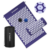 Acupressure Mat and Pillow Massage Set With Bag