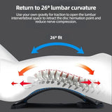 Lumbar Support Back Massager Waist Pain Relief Device - Omega Lifestyles