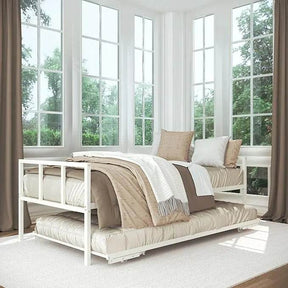 Twin Metal Frame Daybed and Trundle Set - Omega Lifestyles