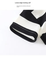 2-Piece Striped Short-Sleeve T-Shirt and Shorts Set - Omega Lifestyles