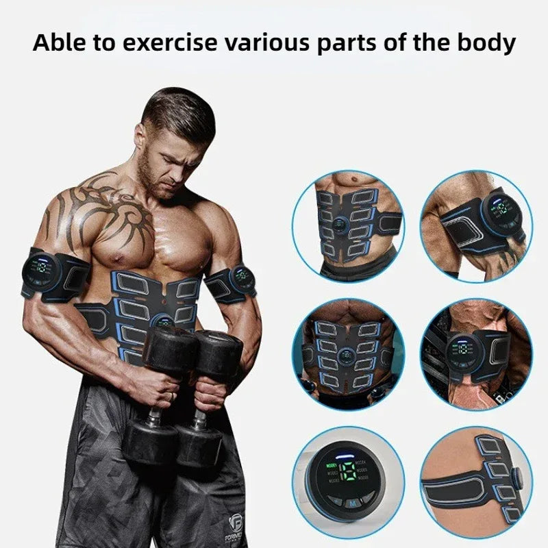 EMS Battery-Powered Muscle Stimulator For Body Toning - Omega Lifestyles