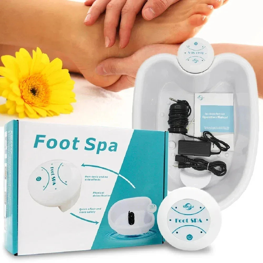 Ion Detox Foot Massager With Massage Basin - Omega Lifestyles