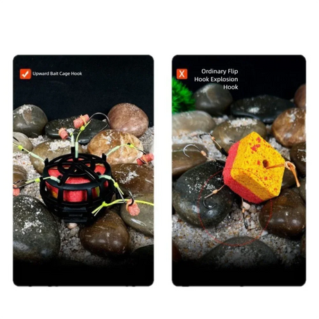 Explosion Bait Cage Hook With Six Carbon Steel Hooks - Omega Lifestyles