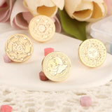 Wooden Handle Brass Seal Head Wax Seal Stamp - Omega Lifestyles