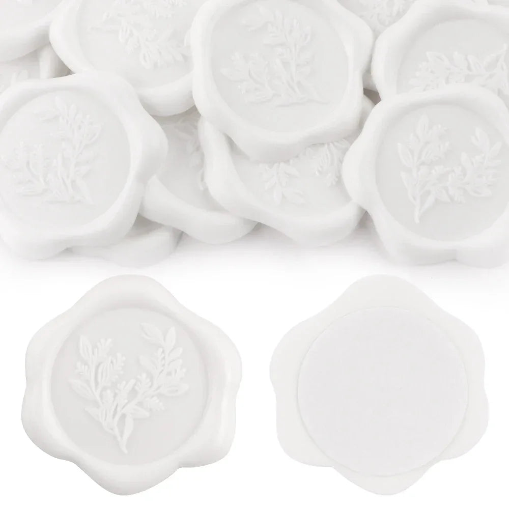 Set Of 20 Multicolor Eucalyptus Wax Seal Stickers - Omega Lifestyles