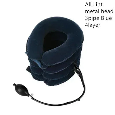 Inflatable 4-Layer Air Cervical Traction Neck Massager - Omega Lifestyles
