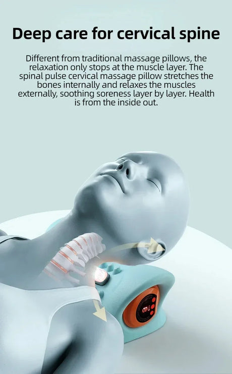 Electric Neck Massager Pillow With Infrared Heating - Omega Lifestyles