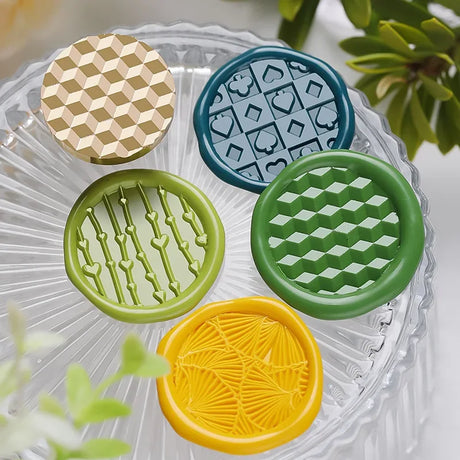 Brass Removable 3D Dragon Scale Wax Seal Stamp Head - Omega Lifestyles