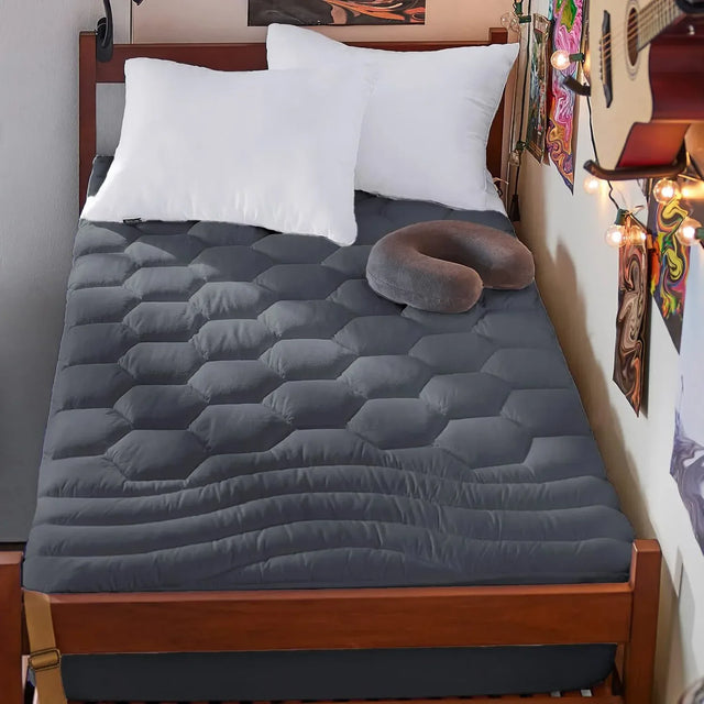 Queen Soft Cooling Quilted Mattress Protector Pad - Omega Lifestyles