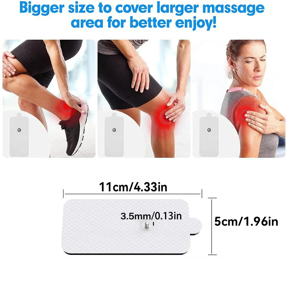 Reusable Self-Adhesive Non-Woven Physiotherapy Electrode Pads - Omega Lifestyles