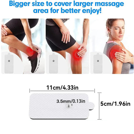 Reusable Self-Adhesive Non-Woven Physiotherapy Electrode Pads - Omega Lifestyles