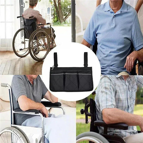 Waterproof Folding Wheelchair Storage Bag With Reflective Strip - Omega Lifestyles