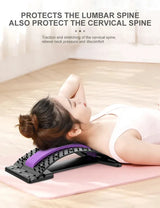 Lumbar Support Back Massager Waist Pain Relief Device - Omega Lifestyles