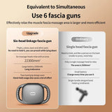 Six-Head Deep Tissue Handheld Percussion Massage Gun - Omega Lifestyles