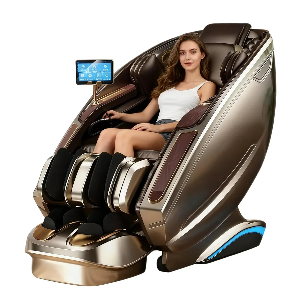 4D AI Voice Control Zero Gravity Massage Chair With Heating - Omega Lifestyles