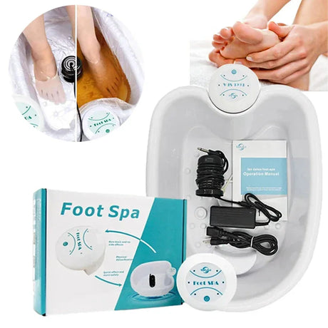 Ion Detox Foot Massager With Massage Basin - Omega Lifestyles