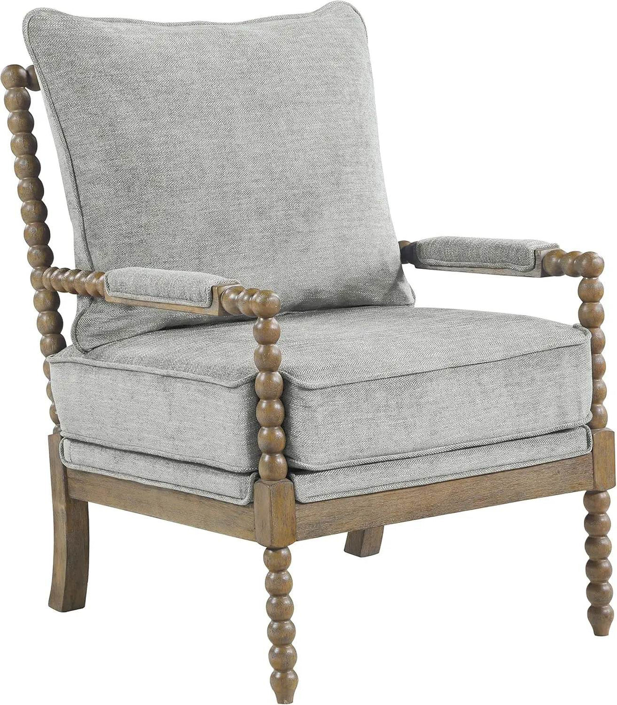 Rustic Fletcher Spindle Accent Chair - Omega Lifestyles