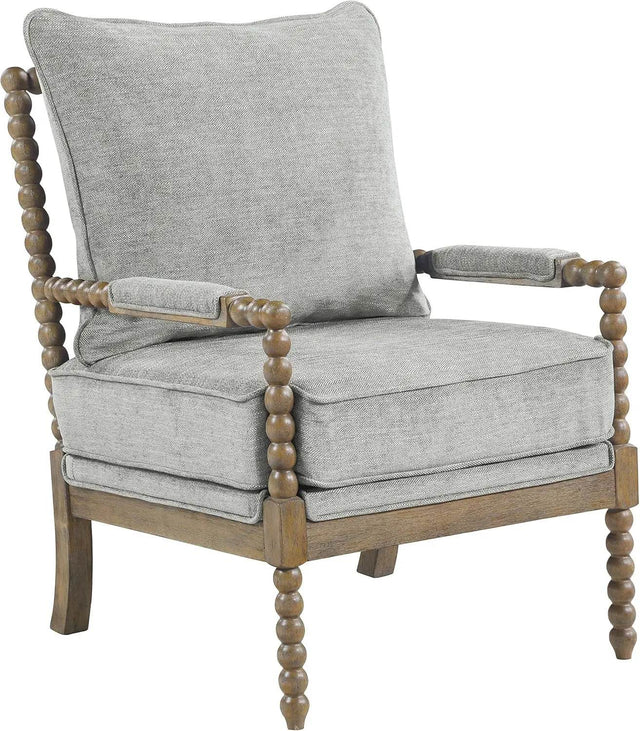 Rustic Fletcher Spindle Accent Chair - Omega Lifestyles