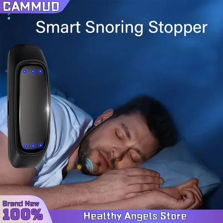 Smart EMS Pulse Anti Snoring Sleep Aid Device - Omega Lifestyles