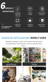 Digital Display Temperature Controller Thermostat Socket - Omega Lifestyles