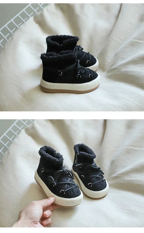 Unisex Plush Lined Anti-Slippery Winter Baby Boots - Omega Lifestyles