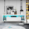 Modern High Gloss 63-Inch Floating LED TV Stand