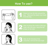 Set of 6 Steam Eye Masks Warm Moist Heat Soothing - Omega Lifestyles