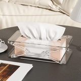 Classic Plastic Liftable Tissue Box Storage Case - Omega Lifestyles