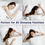 Set Of 2 Soft Down Alternative Bed Pillows