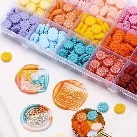Set of 180 Colorful Sealing Wax Beads for Decoration - Omega Lifestyles