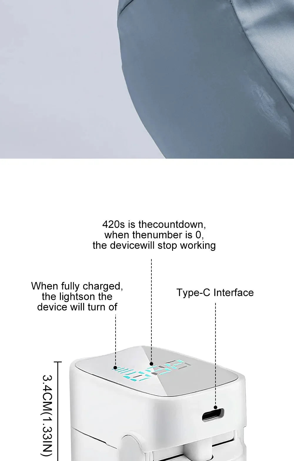 Rechargeable Nail Phototherapy Lamp UV Foot Care Tool - Omega Lifestyles