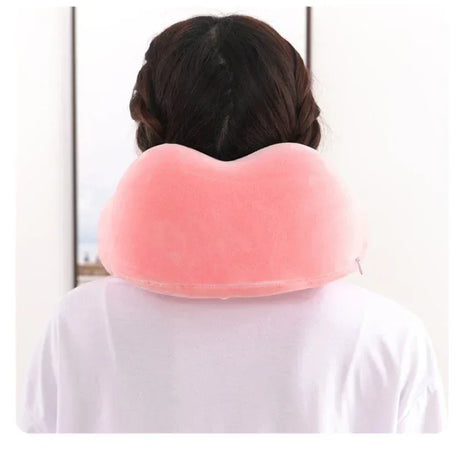 U-Shaped Memory Foam Travel Neck Pillow Cervical Support - Omega Lifestyles