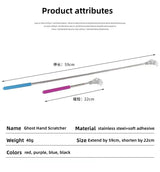 Stainless Steel Telescopic Ghost Hand Back Scratching Massager - Omega Lifestyles