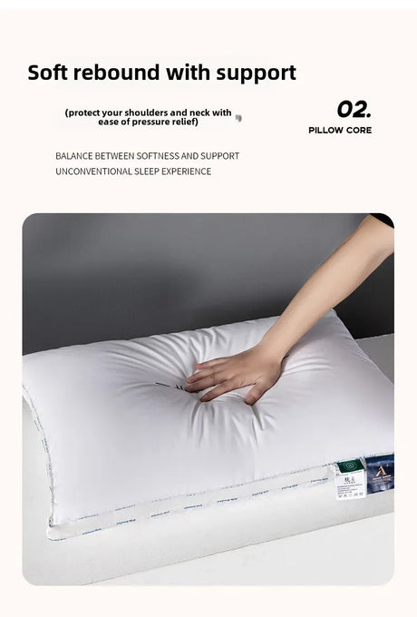 Orthopedic Soft 48x74cm Hypoallergenic Sleeping Pillow - Omega Lifestyles