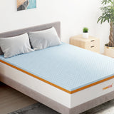 3-Inch Cooling Gel Memory Foam Mattress Topper