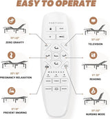 Adjustable Massage Electric Bed Frame With Zero Gravity - Omega Lifestyles