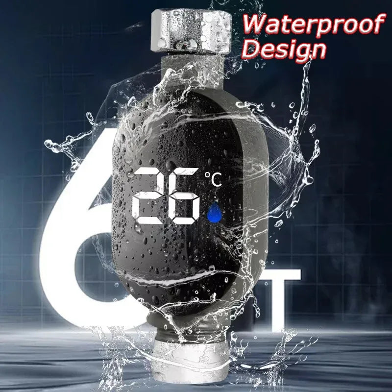 Digital Bath Shower Thermometer With Tri-Color Led Alert - Omega Lifestyles