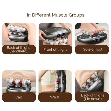 22-Head High-Frequency Vibration Body Massage Gun - Omega Lifestyles